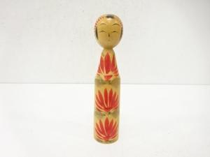 郷土玩具　佐藤守正造　こけし(14.6センチ)